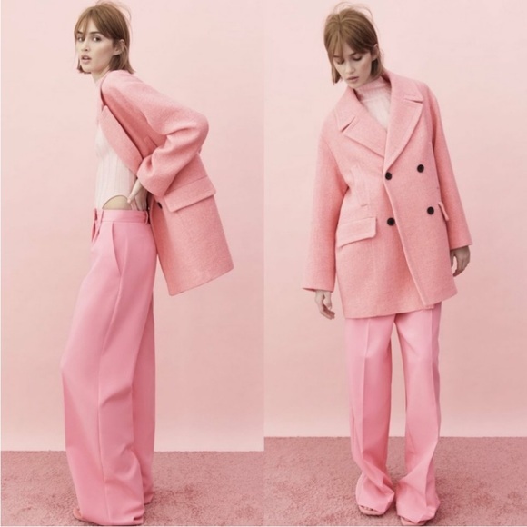 OVERSIZED DOUBLE-BREASTED COAT - Picture 16 of 16